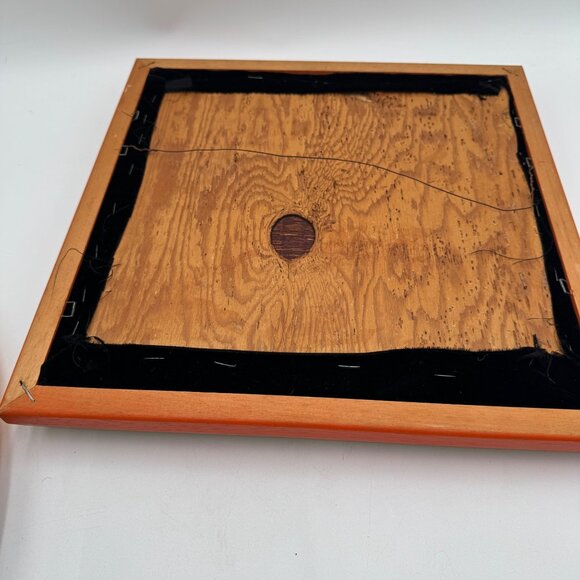 Vintage owl string Art picture nail wall decor decoration on wood black velvet - Picture 9 of 11